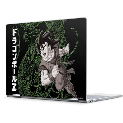 Dragon Ball Z Goku and Shenron Pixelbook Skin